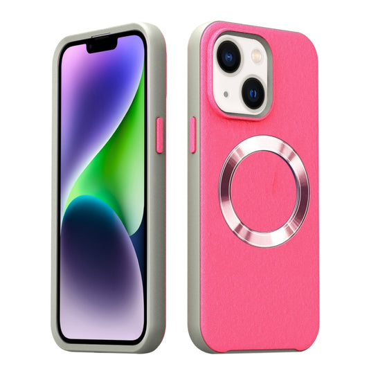 For iPhone 14 CD Pattern Magsafe PC Phone Case(Pink) - iPhone 14 Cases by buy2fix | Online Shopping UK | buy2fix
