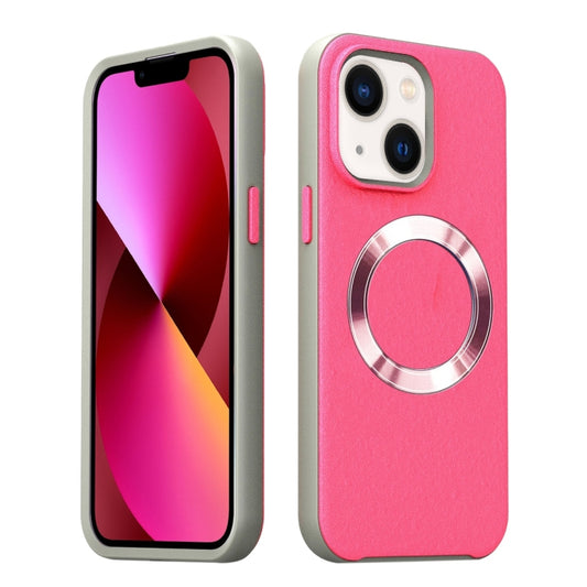 For iPhone 13 CD Pattern Magsafe PC Phone Case(Pink) - iPhone 13 Cases by buy2fix | Online Shopping UK | buy2fix