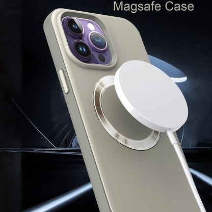For iPhone 14 CD Pattern Magsafe PC Phone Case(Pink) - iPhone 14 Cases by buy2fix | Online Shopping UK | buy2fix