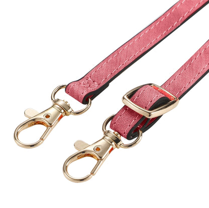 For iPhone 14 Pro Max Geometric Zipper Wallet Side Buckle Leather Phone Case with Crossbody Lanyard(Pink) - iPhone 14 Pro Max Cases by buy2fix | Online Shopping UK | buy2fix