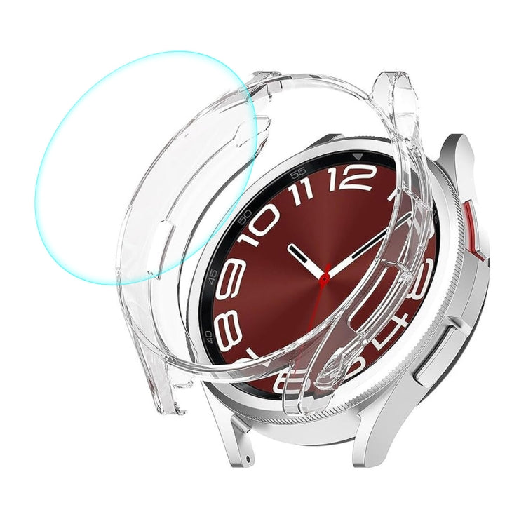 For Samsung Galaxy Watch6 Classic 47mm ENKAY Hat-Prince Transparent Soft TPU Case + 0.2mm 9H Glass Screen Protector - Watch Cases by ENKAY | Online Shopping UK | buy2fix