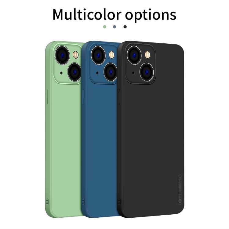 For iPhone 15 PINWUYO Sense Series Liquid Silicone TPU Phone Case(Green) - iPhone 15 Cases by PINWUYO | Online Shopping UK | buy2fix