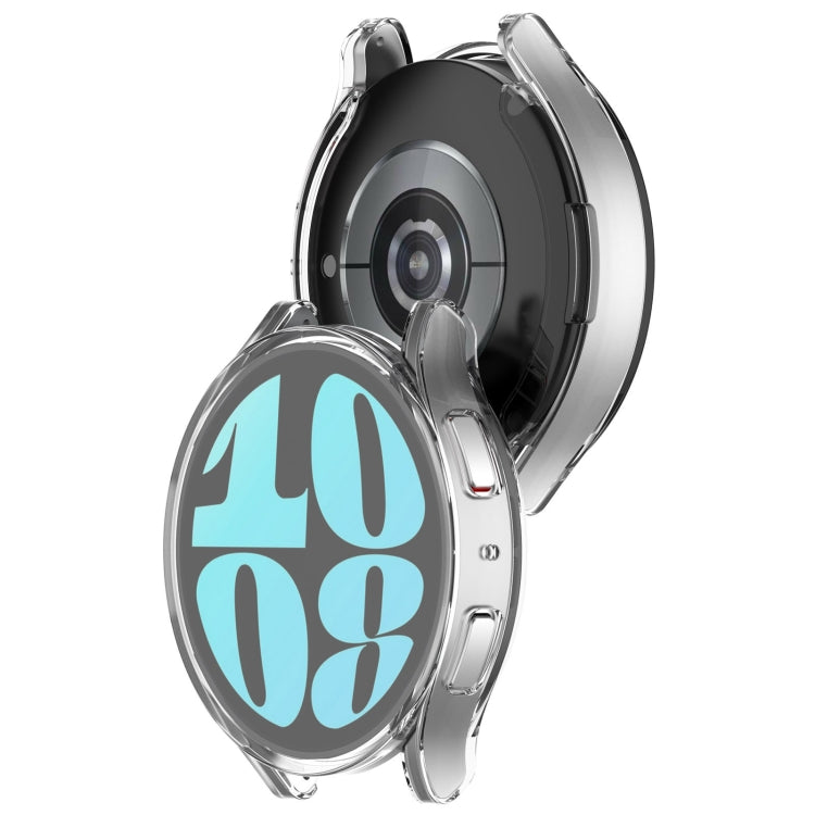For Samsung Galaxy Watch 6 44mm Fully Enclosed TPU Watch Protective Case(Sliver) - Watch Cases by buy2fix | Online Shopping UK | buy2fix