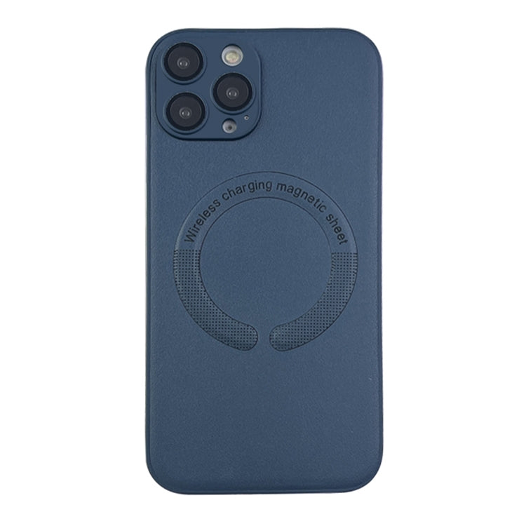 For iPhone 13 Pro Leather All-inclusive MagSafe TPU Phone Case(Blue) - iPhone 13 Pro Cases by buy2fix | Online Shopping UK | buy2fix