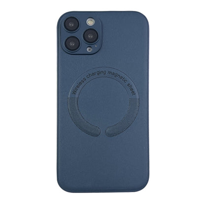 For iPhone 13 Pro Leather All-inclusive MagSafe TPU Phone Case(Blue) - iPhone 13 Pro Cases by buy2fix | Online Shopping UK | buy2fix