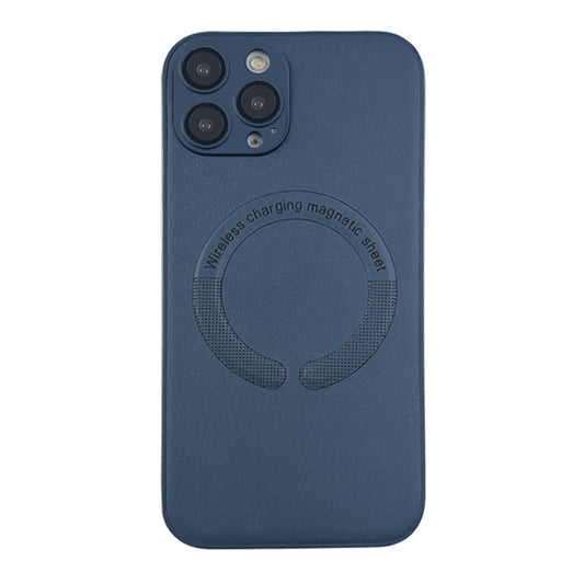 For iPhone 13 Pro Leather All-inclusive MagSafe TPU Phone Case(Blue) - iPhone 13 Pro Cases by buy2fix | Online Shopping UK | buy2fix