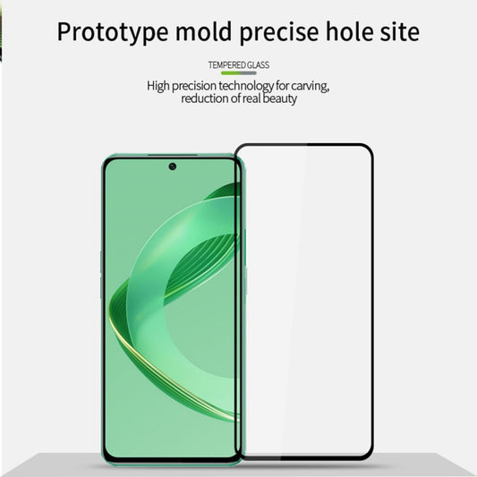 For Huawei nova 11 SE PINWUYO 9H 2.5D Full Screen Tempered Glass Film(Black) - Huawei Tempered Glass by PINWUYO | Online Shopping UK | buy2fix