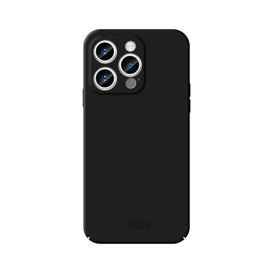 For iPhone 15 Pro MOFI Qin Series Skin Feel All-inclusive PC Phone Case(Black) - iPhone 15 Pro Cases by MOFI | Online Shopping UK | buy2fix