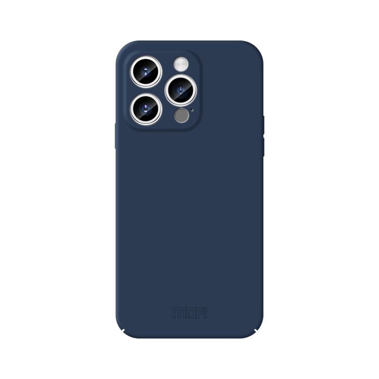 For iPhone 15 Pro MOFI Qin Series Skin Feel All-inclusive PC Phone Case(Blue) - iPhone 15 Pro Cases by MOFI | Online Shopping UK | buy2fix