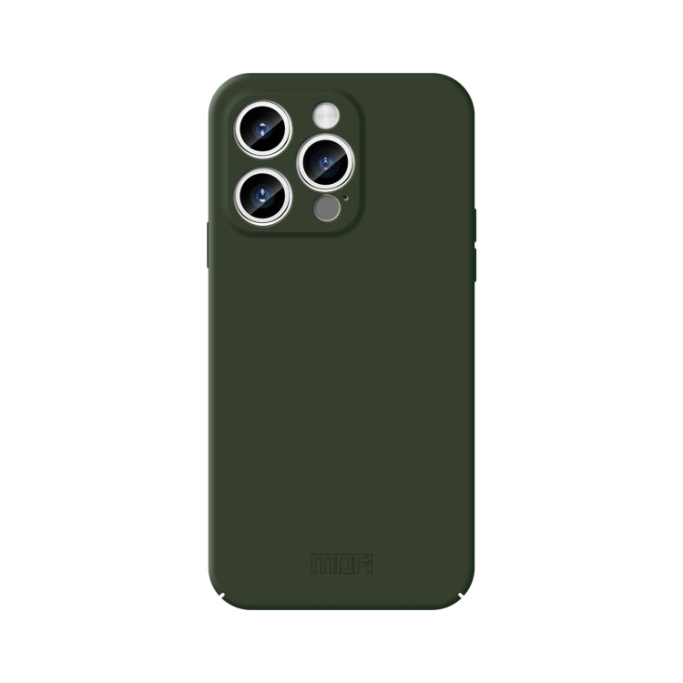 For iPhone 15 Pro MOFI Qin Series Skin Feel All-inclusive PC Phone Case(Green) - iPhone 15 Pro Cases by MOFI | Online Shopping UK | buy2fix
