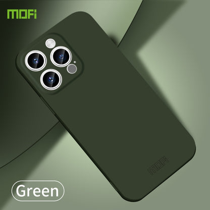 For iPhone 15 Pro MOFI Qin Series Skin Feel All-inclusive PC Phone Case(Green) - iPhone 15 Pro Cases by MOFI | Online Shopping UK | buy2fix