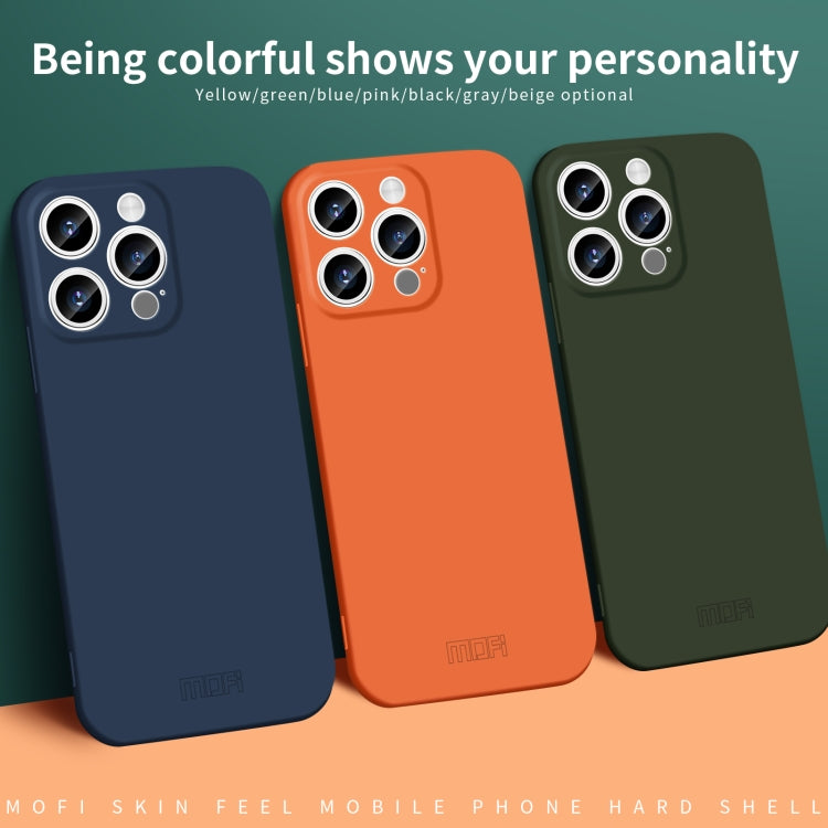For iPhone 15 Pro MOFI Qin Series Skin Feel All-inclusive PC Phone Case(Green) - iPhone 15 Pro Cases by MOFI | Online Shopping UK | buy2fix