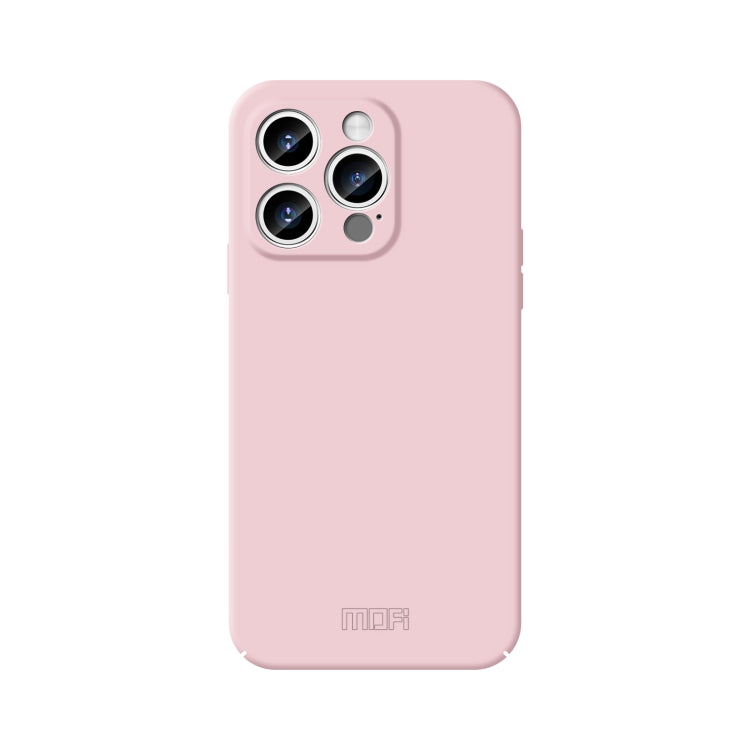 For iPhone 15 Pro MOFI Qin Series Skin Feel All-inclusive PC Phone Case(Pink) - iPhone 15 Pro Cases by MOFI | Online Shopping UK | buy2fix