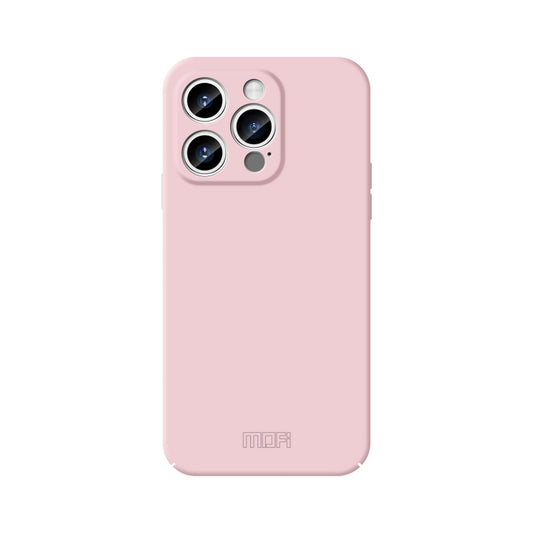 For iPhone 15 Pro MOFI Qin Series Skin Feel All-inclusive PC Phone Case(Pink) - iPhone 15 Pro Cases by MOFI | Online Shopping UK | buy2fix