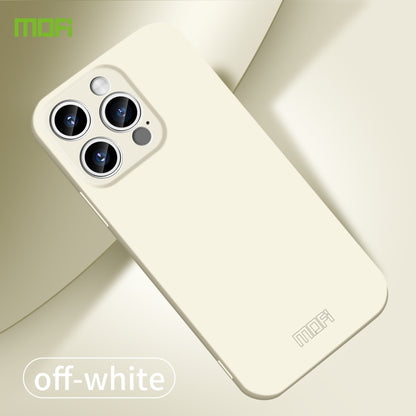 For iPhone 15 Pro MOFI Qin Series Skin Feel All-inclusive PC Phone Case(Beige) - iPhone 15 Pro Cases by MOFI | Online Shopping UK | buy2fix