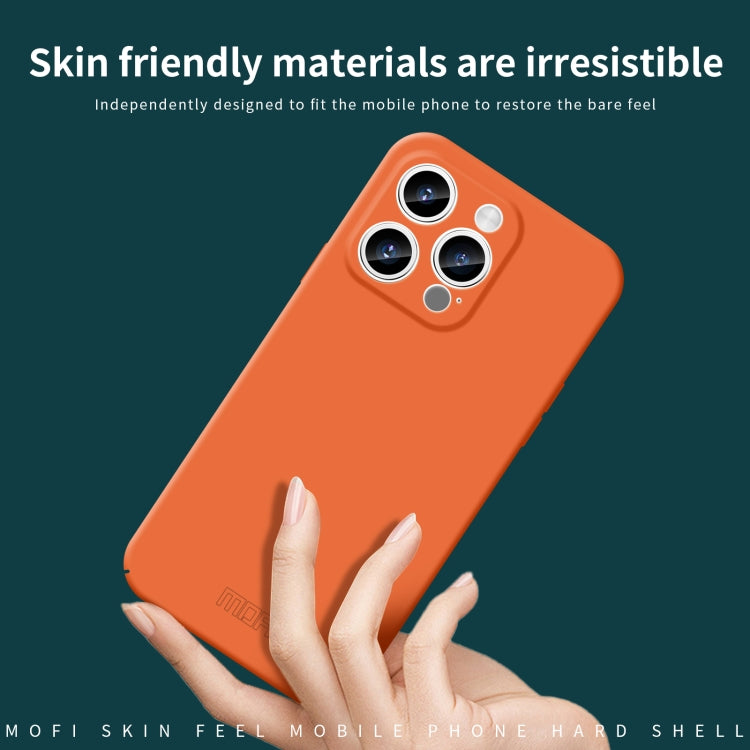 For iPhone 15 Pro MOFI Qin Series Skin Feel All-inclusive PC Phone Case(Beige) - iPhone 15 Pro Cases by MOFI | Online Shopping UK | buy2fix