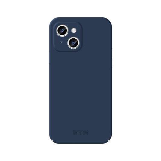 For iPhone 14 MOFI Qin Series Skin Feel All-inclusive PC Phone Case(Blue) - iPhone 14 Cases by MOFI | Online Shopping UK | buy2fix