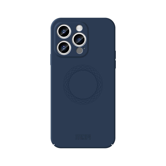 For iPhone 15 Pro MOFI Qin Series Skin Feel All-inclusive Silicone Phone Case(Blue) - iPhone 15 Pro Cases by MOFI | Online Shopping UK | buy2fix