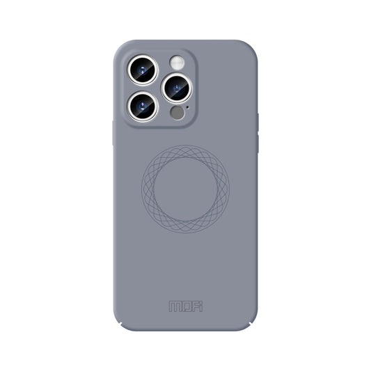For iPhone 15 Pro MOFI Qin Series Skin Feel All-inclusive Silicone Phone Case(Gray) - iPhone 15 Pro Cases by MOFI | Online Shopping UK | buy2fix
