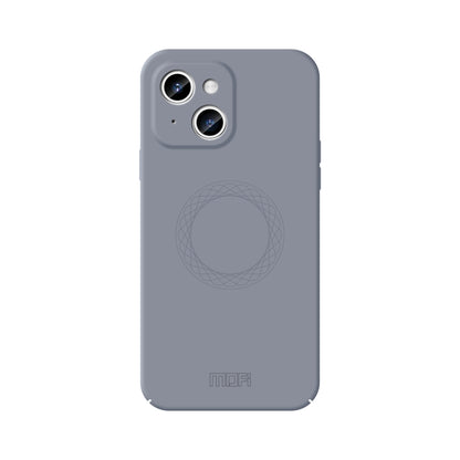 For iPhone 15 MOFI Qin Series Skin Feel All-inclusive Silicone Phone Case(Gray) - iPhone 15 Cases by MOFI | Online Shopping UK | buy2fix