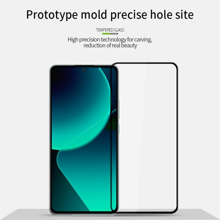 For Xiaomi 13T / 13T Pro MOFI 9H 3D Explosion-proof Tempered Glass Film(Black) -  by MOFI | Online Shopping UK | buy2fix