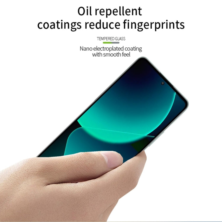 For Xiaomi 13T / 13T Pro MOFI 9H 3D Explosion-proof Tempered Glass Film(Black) -  by MOFI | Online Shopping UK | buy2fix