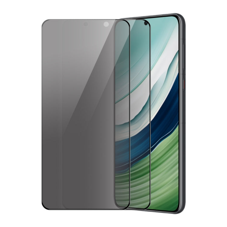 For Huawei Mate 60 2pcs  ENKAY Hat-Prince 28 Degree Anti-peeping Tempered Glass Film - Huawei Tempered Glass by ENKAY | Online Shopping UK | buy2fix