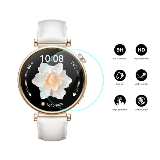 For Huawei Watch GT 4 41mm ENKAY Hat-Prince 0.2mm 9H Tempered Glass Screen Protector Watch Film - Screen Protector by ENKAY | Online Shopping UK | buy2fix