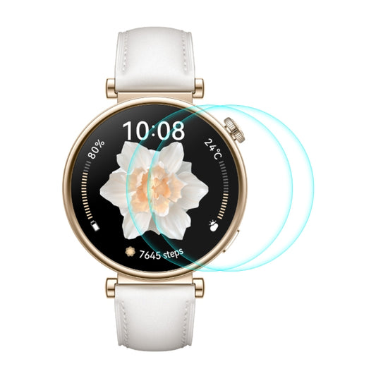 For Huawei Watch GT 4 41mm 2pcs ENKAY Hat-Prince 0.2mm 9H Tempered Glass Screen Protector Watch Film - Screen Protector by ENKAY | Online Shopping UK | buy2fix