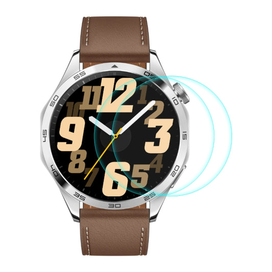 For Huawei Watch GT 4 46mm 2pcs ENKAY Hat-Prince 0.2mm 9H Tempered Glass Screen Protector Watch Film - Screen Protector by ENKAY | Online Shopping UK | buy2fix