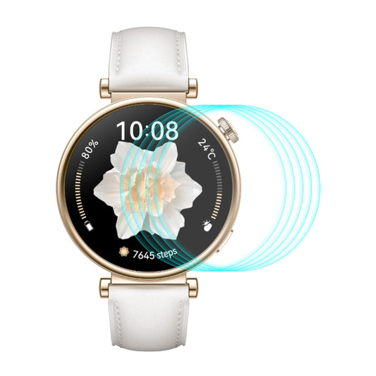 For Huawei Watch GT 4 41mm 5pcs ENKAY Hat-Prince 0.2mm 9H Tempered Glass Screen Protector Watch Film - Screen Protector by ENKAY | Online Shopping UK | buy2fix