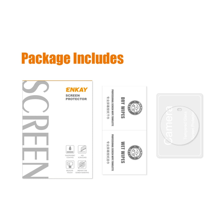 For Huawei Mate 60 ENKAY Hat-Prince  9H Rear Camera Lens Tempered Glass Film - Huawei Tempered Glass by ENKAY | Online Shopping UK | buy2fix