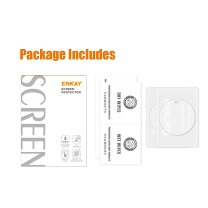 For Huawei Mate 60 2pcs ENKAY Hat-Prince  9H Rear Camera Lens Tempered Glass Film - Huawei Tempered Glass by ENKAY | Online Shopping UK | buy2fix