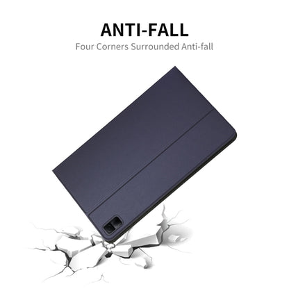 For Redmi Pad SE 11.0 ENKAY Leather Stand Smart Tablet Case(Cyan) by ENKAY