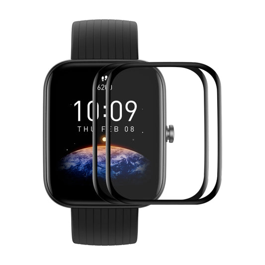 For Amazfit Bip 5 / Bip 5 Pro 2pcs ENKAY 3D Full Coverage Soft PC Edge PMMA HD Screen Film - Screen Protector by ENKAY | Online Shopping UK | buy2fix