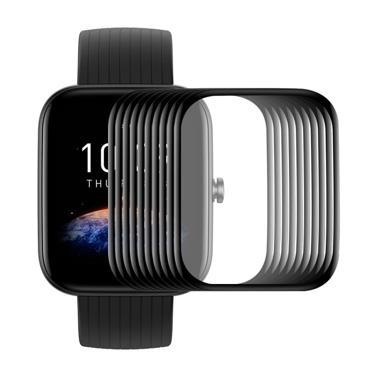 For Amazfit Bip 5 / Bip 5 Pro 10pcs ENKAY 3D Full Coverage Soft PC Edge PMMA HD Screen Film - Screen Protector by ENKAY | Online Shopping UK | buy2fix