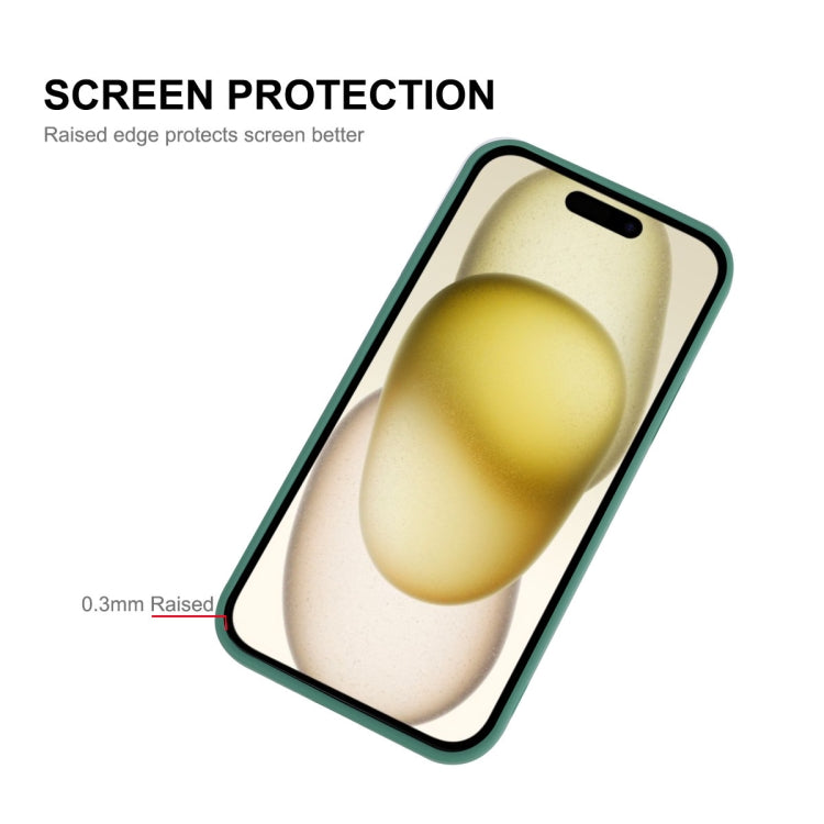 For iPhone 15 ENKAY Liquid Silicone Soft Shockproof Phone Case(Purple) - iPhone 15 Cases by ENKAY | Online Shopping UK | buy2fix
