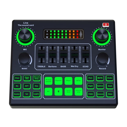 V9SJ Multifunctional Live Sound Card External Audio Mixer by buy2fix