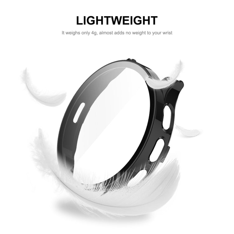 For Garmin Venu 3 ENKAY Hat-Prince Full Coverage Tempered Glass Film Integrated PC Watch Cover(Black) by ENKAY