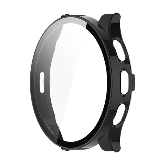 For Garmin Venu 3S ENKAY Hat-Prince Full Coverage PC + Tempered Glass Film Integrated Watch Case(Black) - Watch Cases by ENKAY | Online Shopping UK | buy2fix