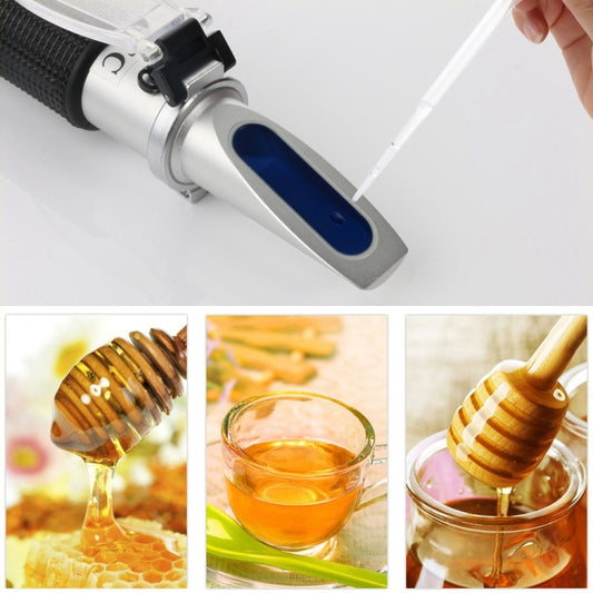 High Concentration Brix Be Water 3 in 1 58%~92% Honey Refractometer Bees Sugar Food ATC RZ127 - Digital Refractometer by buy2fix | Online Shopping UK | buy2fix