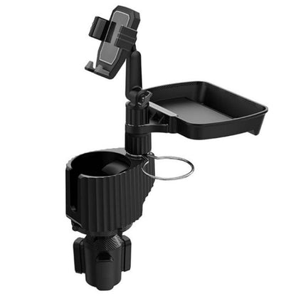 A10 Multifunctional Food Snack Tray Car Mount Rack Car Drink Holder Coffee Mug Phone Stand(Grey) by buy2fix