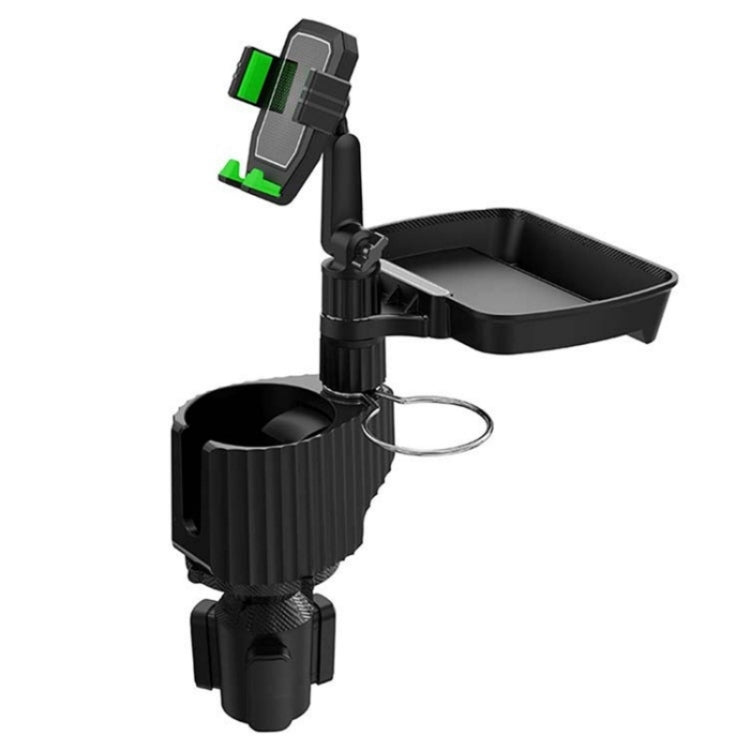 A10 Multifunctional Food Snack Tray Car Mount Rack Car Drink Holder Coffee Mug Phone Stand(Green) by buy2fix