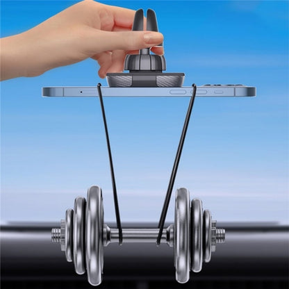 C18 With Air Vent Clip Car Adhesive Dashboard Mount Magnetic Phone Holder Bracket by buy2fix