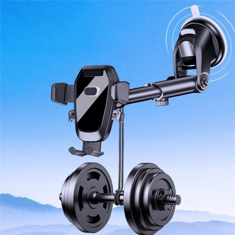 D-41+121+120 Multifunctional Telescopic Suction Cup Cell Phone Bracket by buy2fix