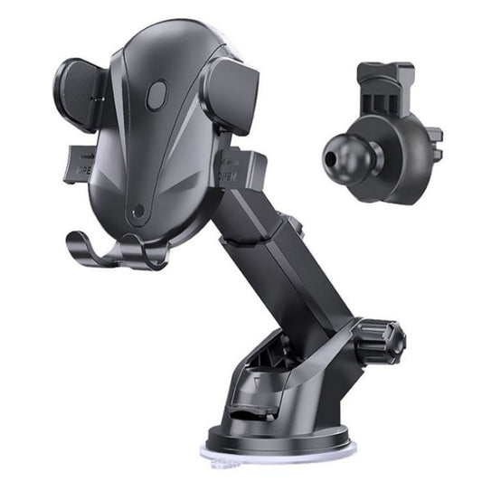 D-43+128+120 Multi-functional Car Air Vent Dashboard Telescopic Suction Cell Phone Mount by buy2fix