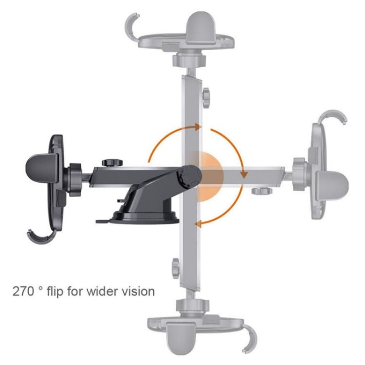 D-43+128+120 Multi-functional Car Air Vent Dashboard Telescopic Suction Cell Phone Mount by buy2fix