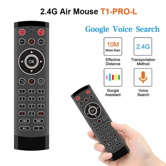 T1-PRO-L With IR Learning and Backlight Smart Wireless Air Mouse Remote Control by buy2fix