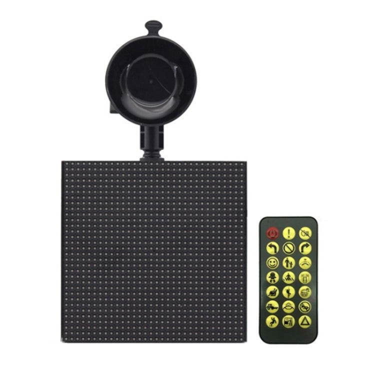 P64L Car Rear Windshield Scrolling Message LED Matrix Panel DIY Text Pattern Expression Screen by buy2fix