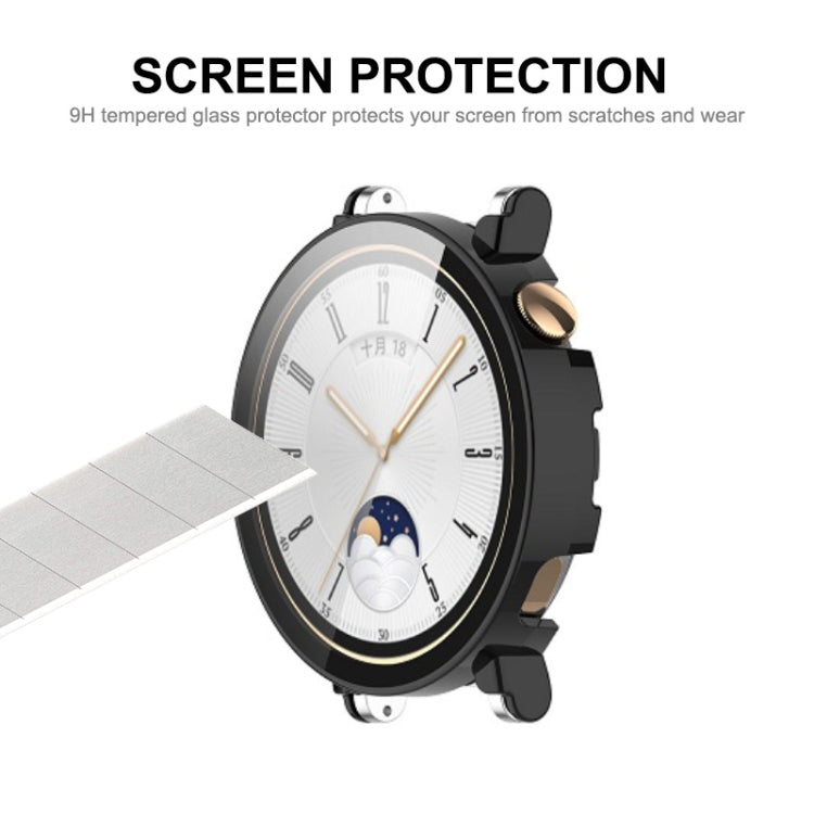 For Huawei Watch GT 4 46mm ENKAY Hat-Prince Full Coverage PC + Tempered Film Integrated Watch Protective Case(Transparent) by ENKAY